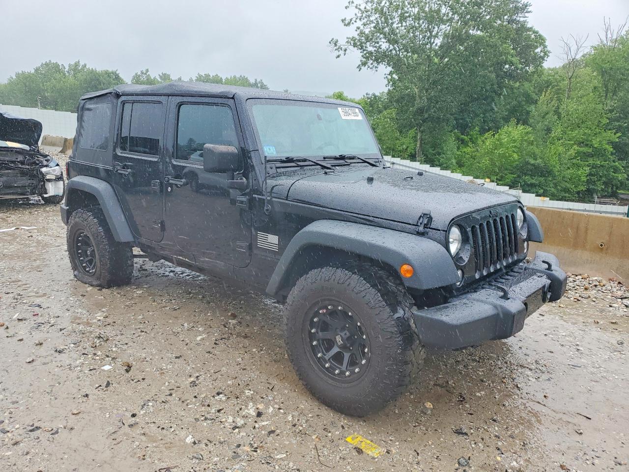 2017 Jeep Wrangler Unlimited Sport Black vin: 1C4BJWDG0HL596625
