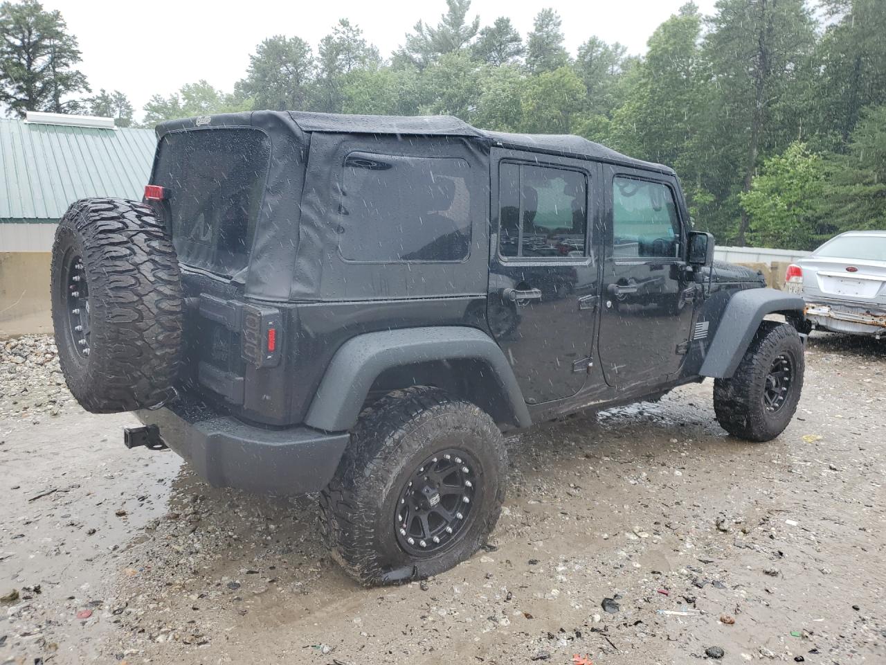 2017 Jeep Wrangler Unlimited Sport Black vin: 1C4BJWDG0HL596625