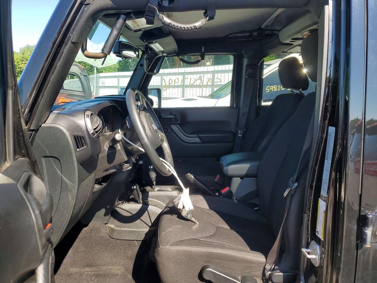 2017 Jeep Wrangler Unlimited Sport Black vin: 1C4BJWDG0HL596625