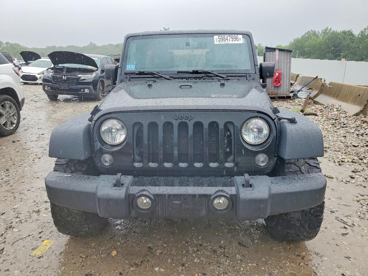 2017 Jeep Wrangler Unlimited Sport Black vin: 1C4BJWDG0HL596625