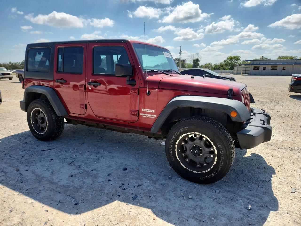 2012 Jeep Wrangler Unlimited Sport Red vin: 1C4BJWDG1CL136754