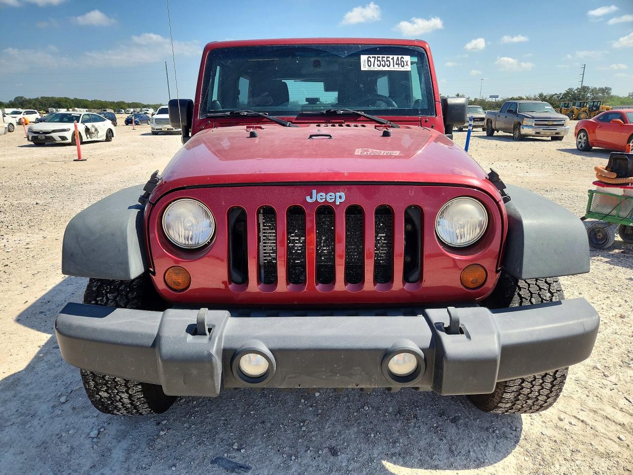 2012 Jeep Wrangler Unlimited Sport Red vin: 1C4BJWDG1CL136754