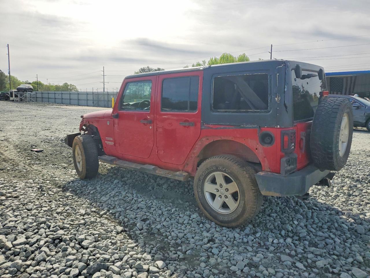 2012 Jeep Wrangler Unlimited Sport Red vin: 1C4BJWDG1CL139282