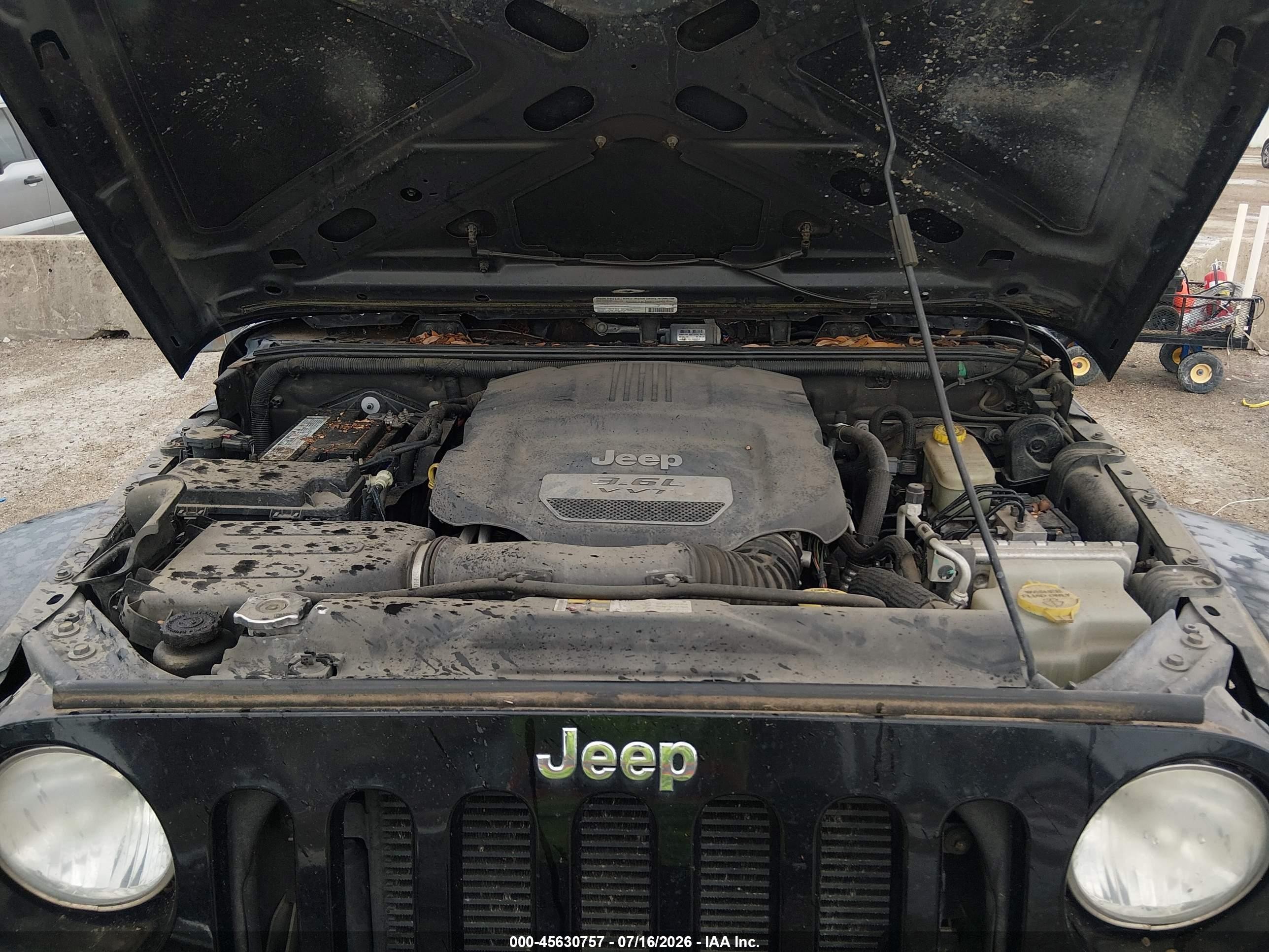 2013 Jeep Wrangler Unlimited Sport Black vin: 1C4BJWDG1DL556533