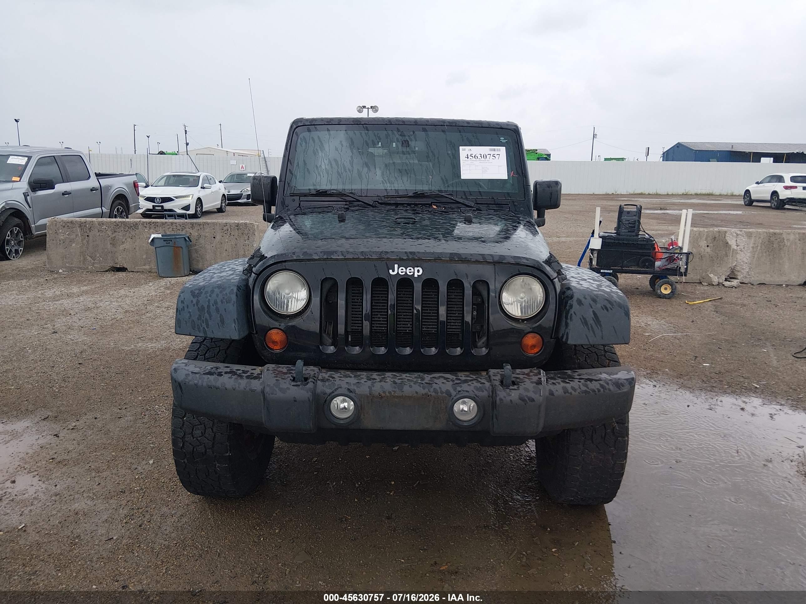 2013 Jeep Wrangler Unlimited Sport Black vin: 1C4BJWDG1DL556533