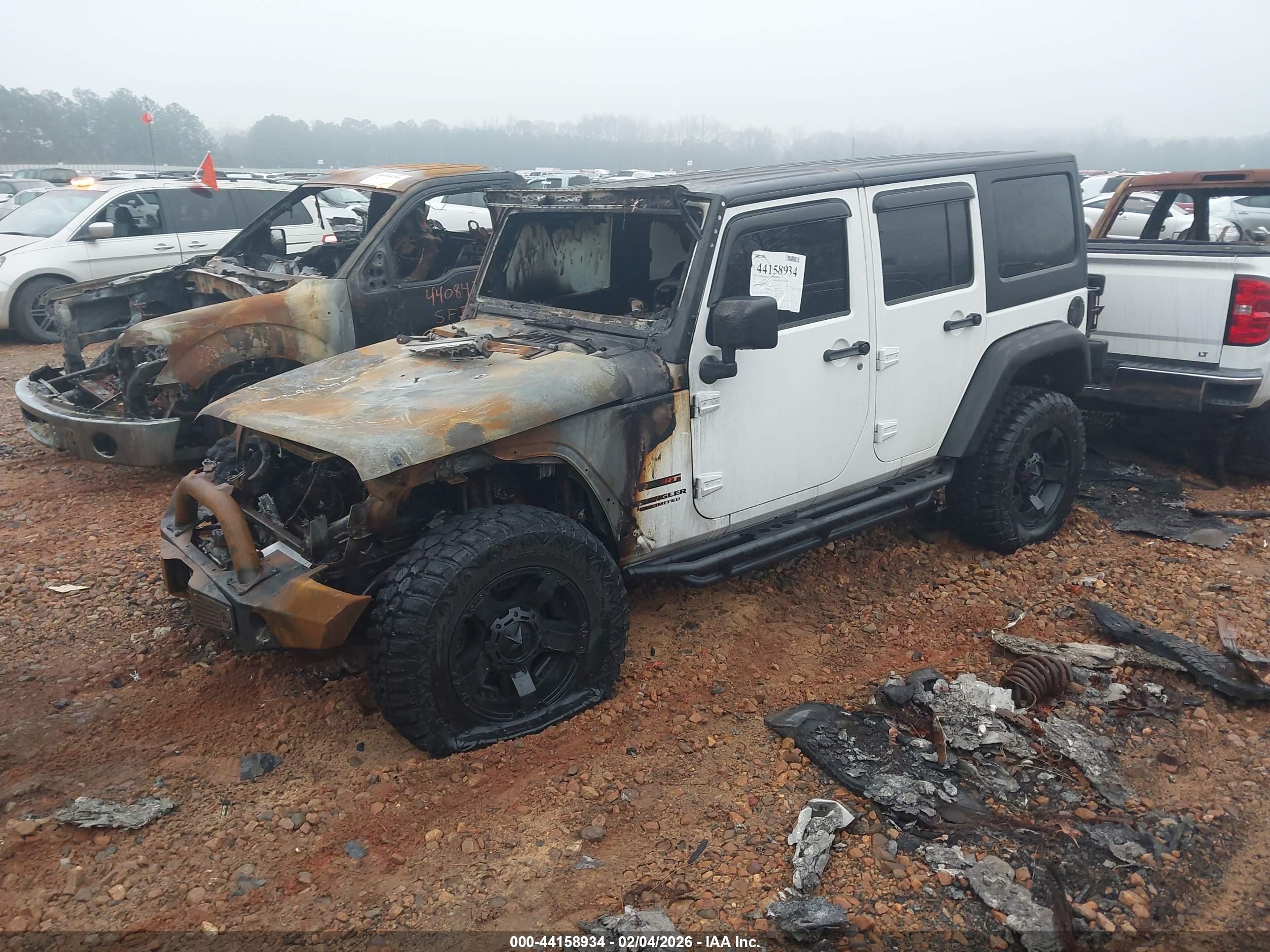 2013 Jeep Wrangler Unlimited Sport White vin: 1C4BJWDG1DL699773