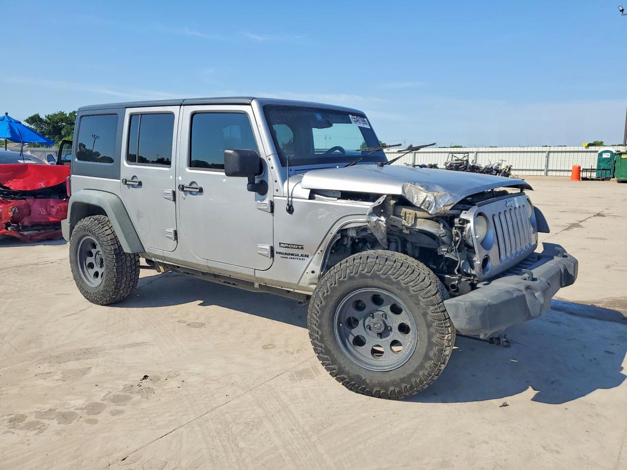 2014 Jeep Wrangler Unlimited Sport Gray vin: 1C4BJWDG1EL127345