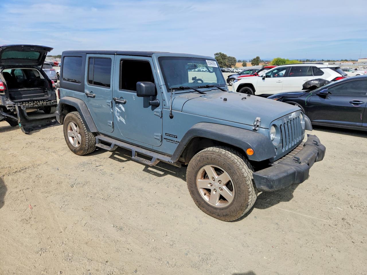 2014 Jeep Wrangler Unlimited Sport Black vin: 1C4BJWDG1EL130441