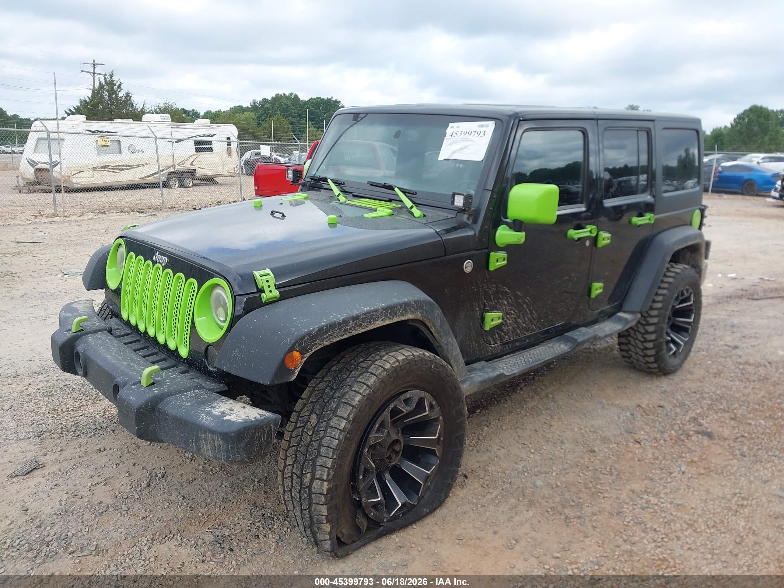 2014 Jeep Wrangler Unlimited Sport Black vin: 1C4BJWDG1EL162340