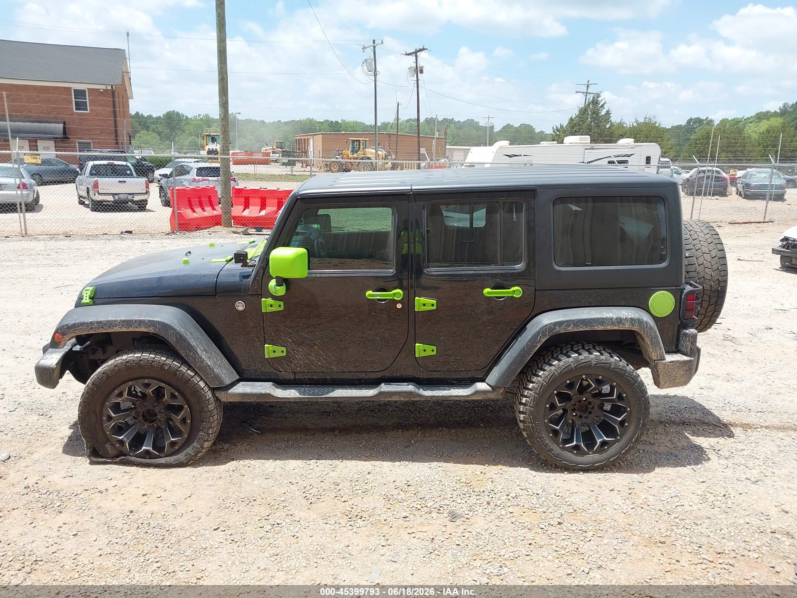 2014 Jeep Wrangler Unlimited Sport Black vin: 1C4BJWDG1EL162340