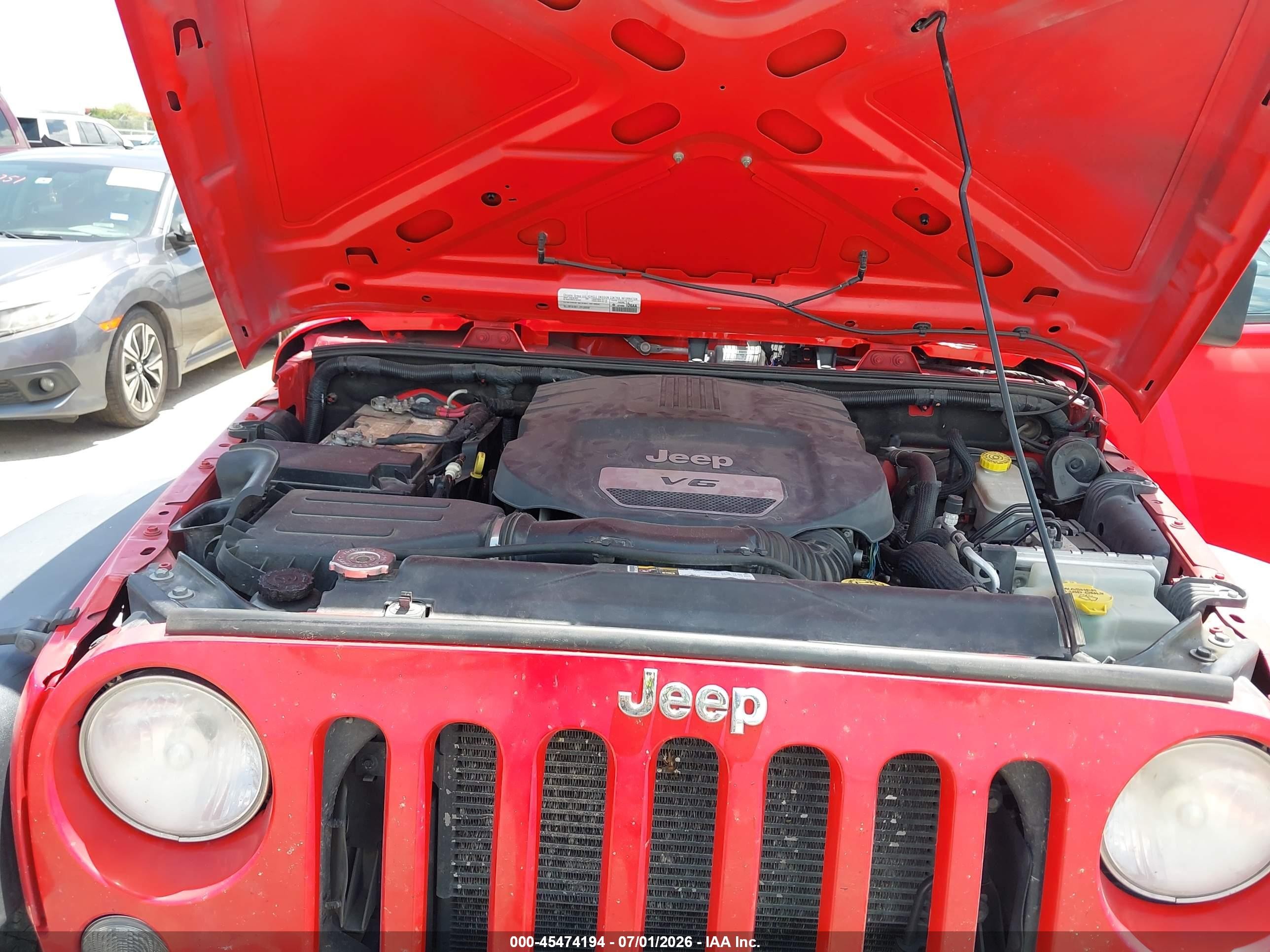 2015 Jeep Wrangler Unlimited Sport Red vin: 1C4BJWDG1FL508243