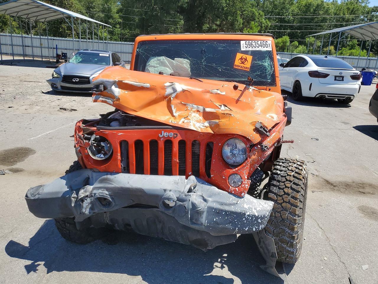 2015 Jeep Wrangler Unlimited Sport Orange vin: 1C4BJWDG1FL674438