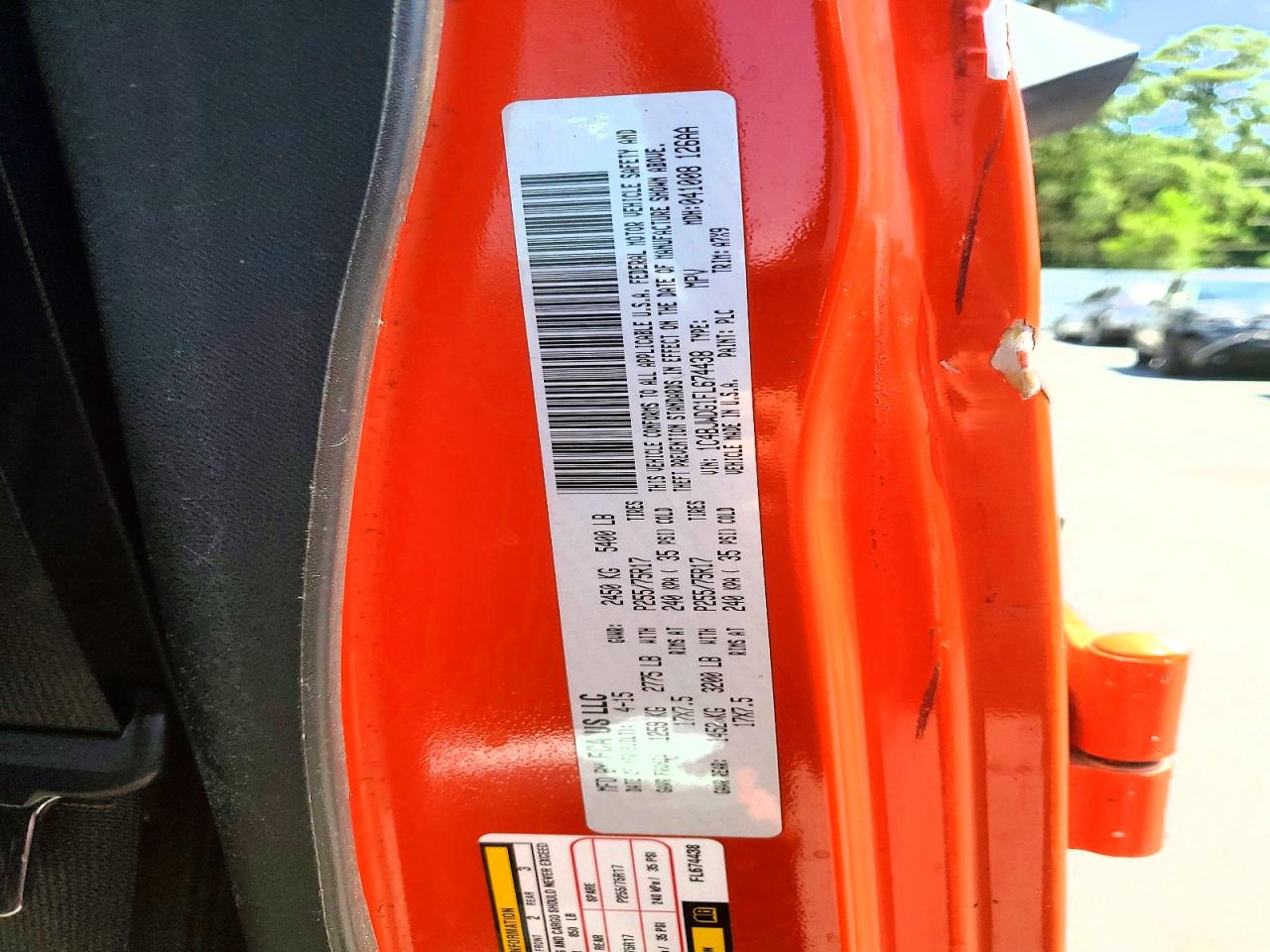 2015 Jeep Wrangler Unlimited Sport Orange vin: 1C4BJWDG1FL674438