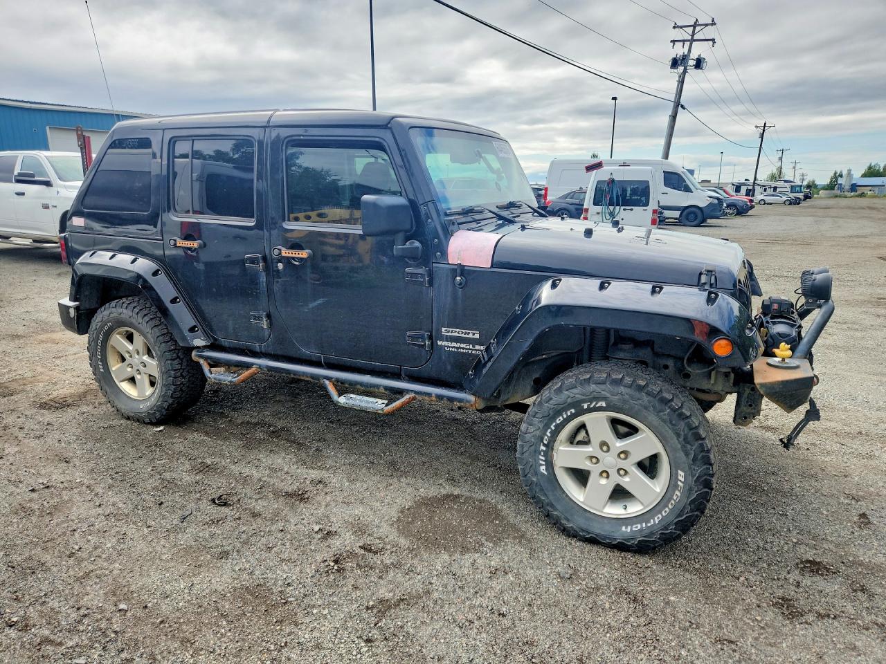 2015 Jeep Wrangler Unlimited Sport Черный vin: 1C4BJWDG1FL692194