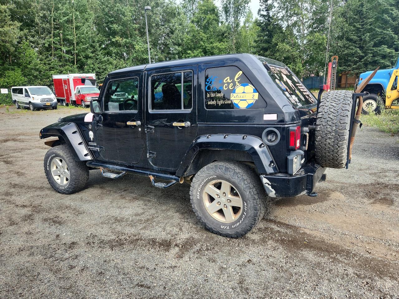 2015 Jeep Wrangler Unlimited Sport Черный vin: 1C4BJWDG1FL692194