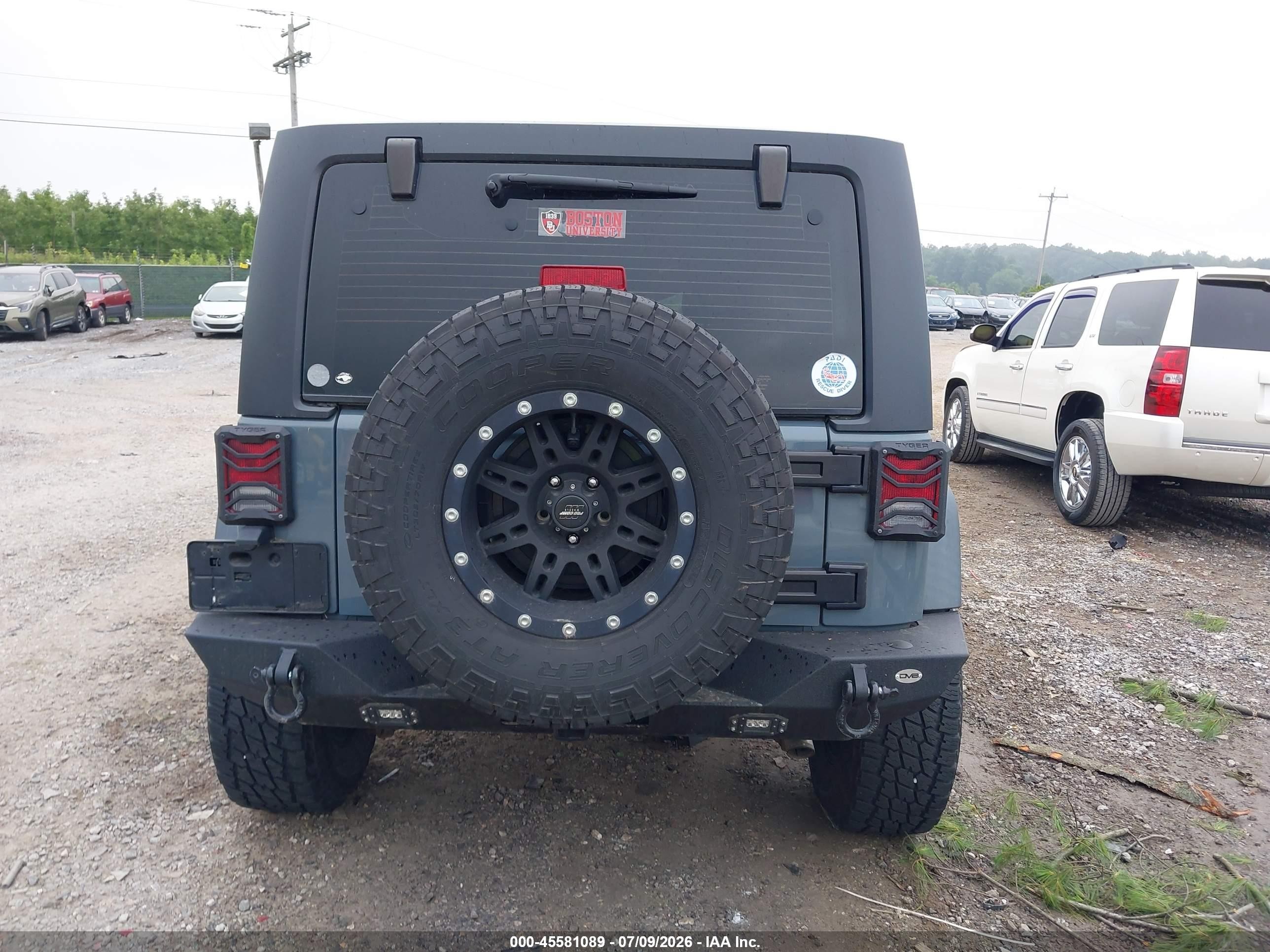 2015 Jeep Wrangler Unlimited Sport Pewter vin: 1C4BJWDG1FL697007