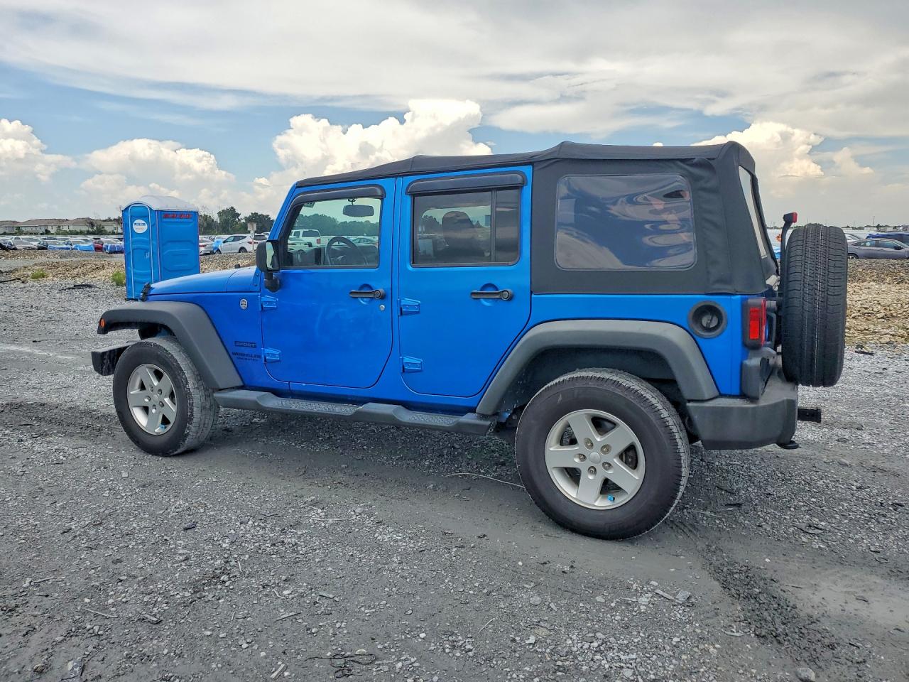 2015 Jeep Wrangler Unlimited Sport Blue vin: 1C4BJWDG1FL759263