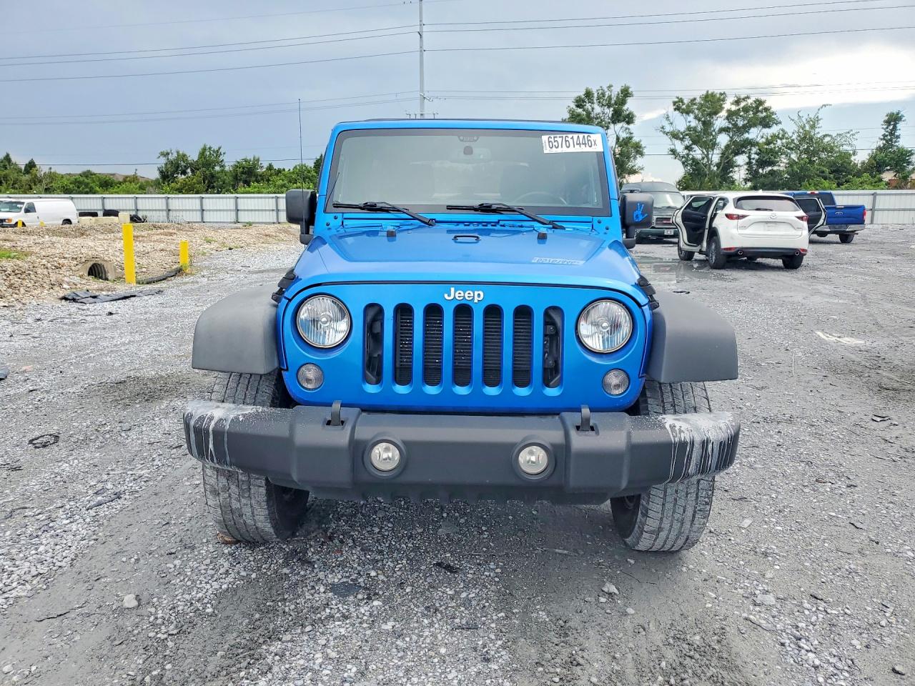 2015 Jeep Wrangler Unlimited Sport Blue vin: 1C4BJWDG1FL759263