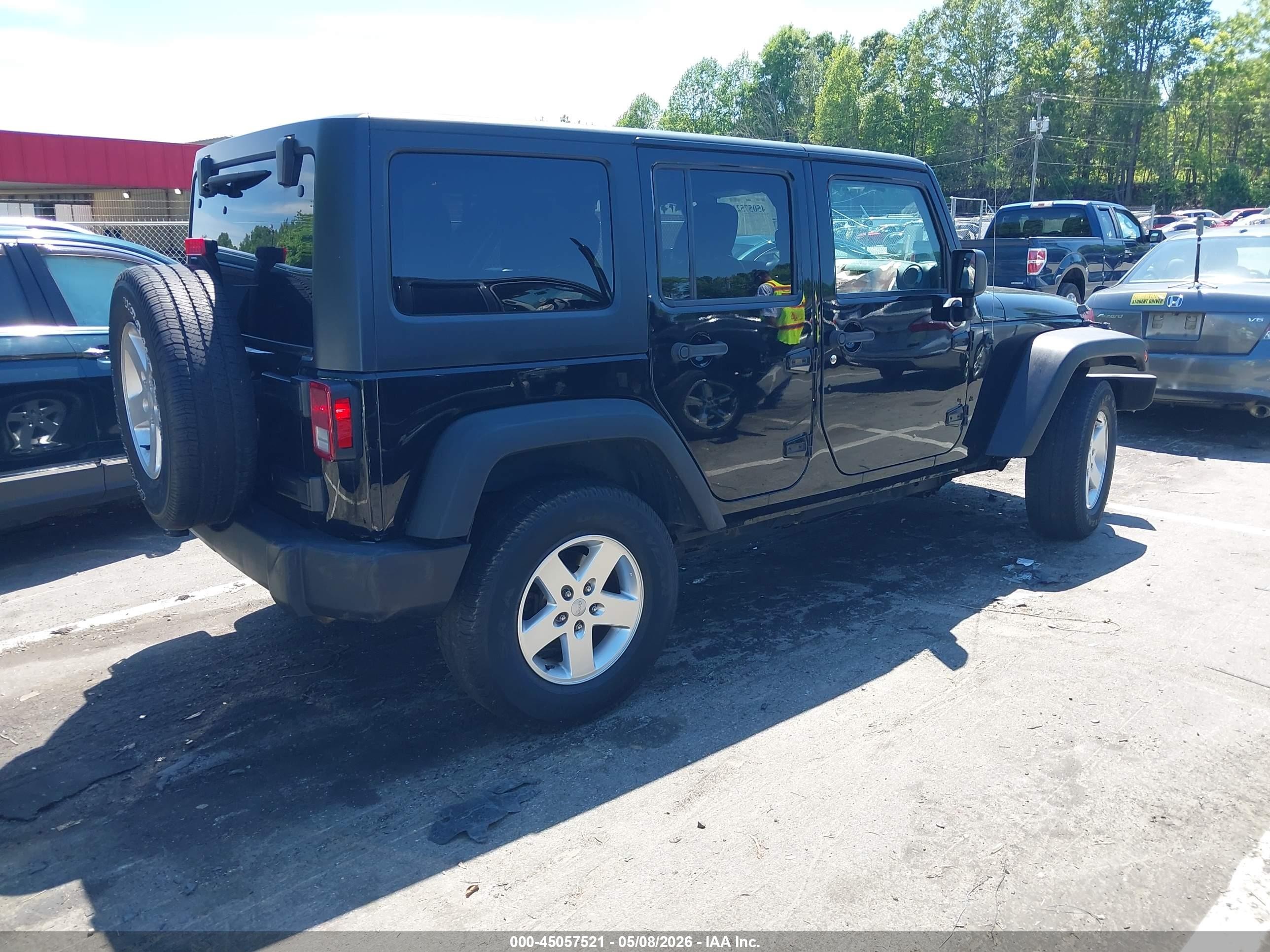 2016 Jeep Wrangler Unlimited Sport Black vin: 1C4BJWDG1GL101170