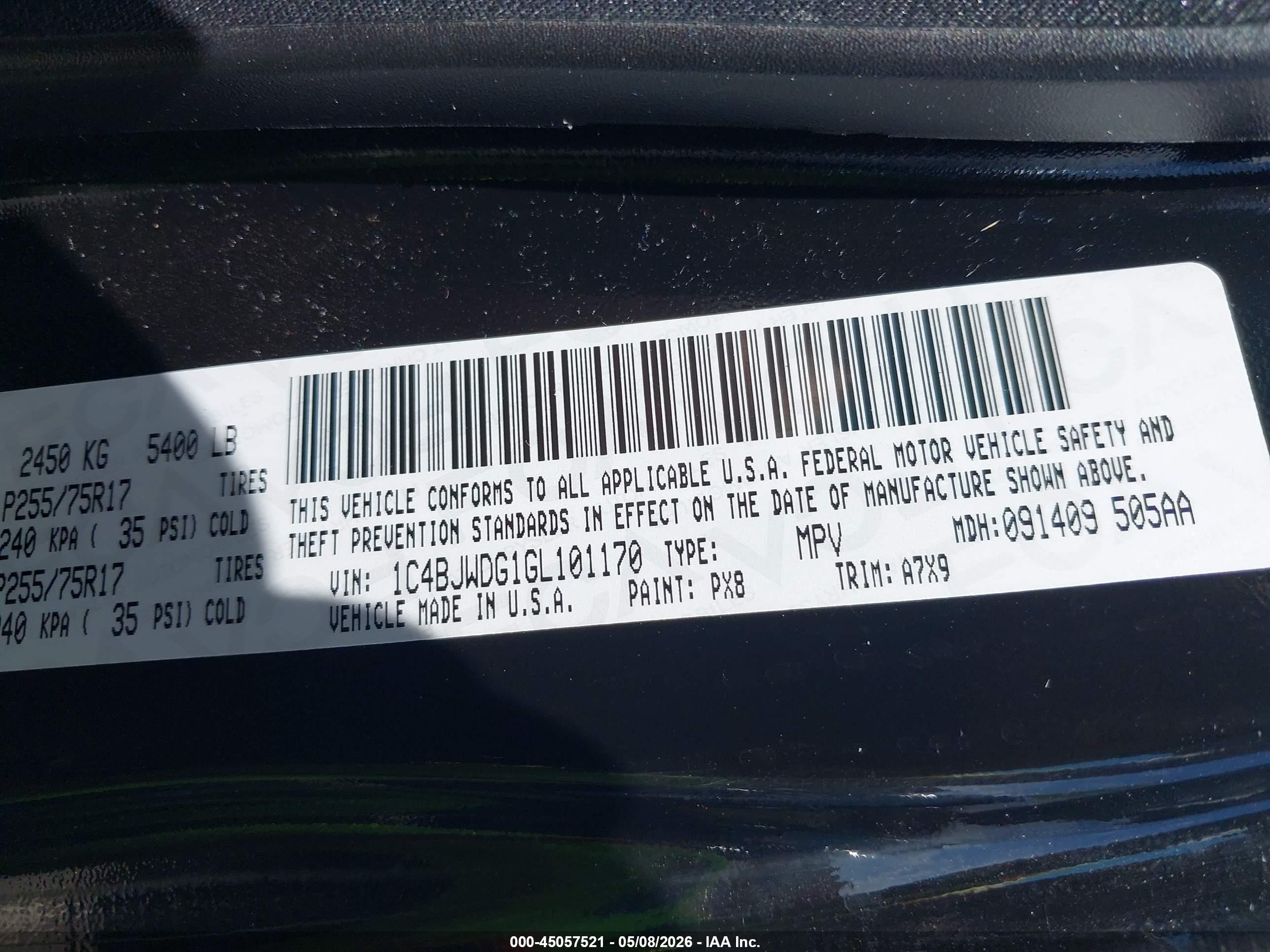 2016 Jeep Wrangler Unlimited Sport Black vin: 1C4BJWDG1GL101170