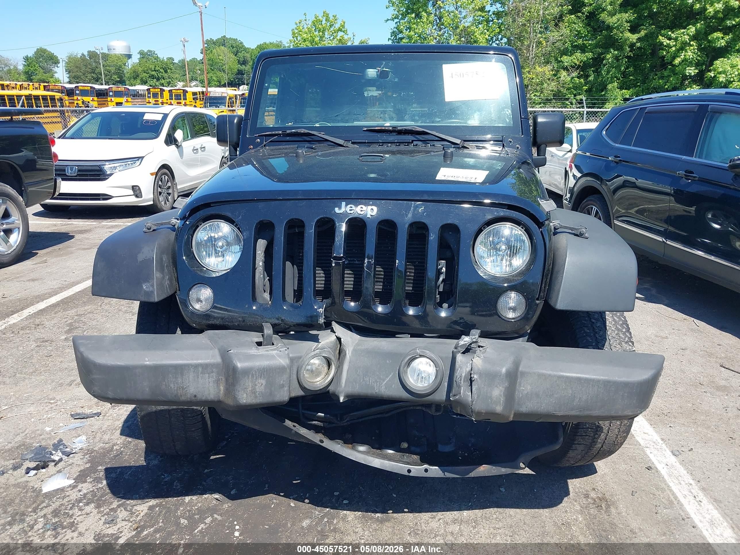 2016 Jeep Wrangler Unlimited Sport Black vin: 1C4BJWDG1GL101170