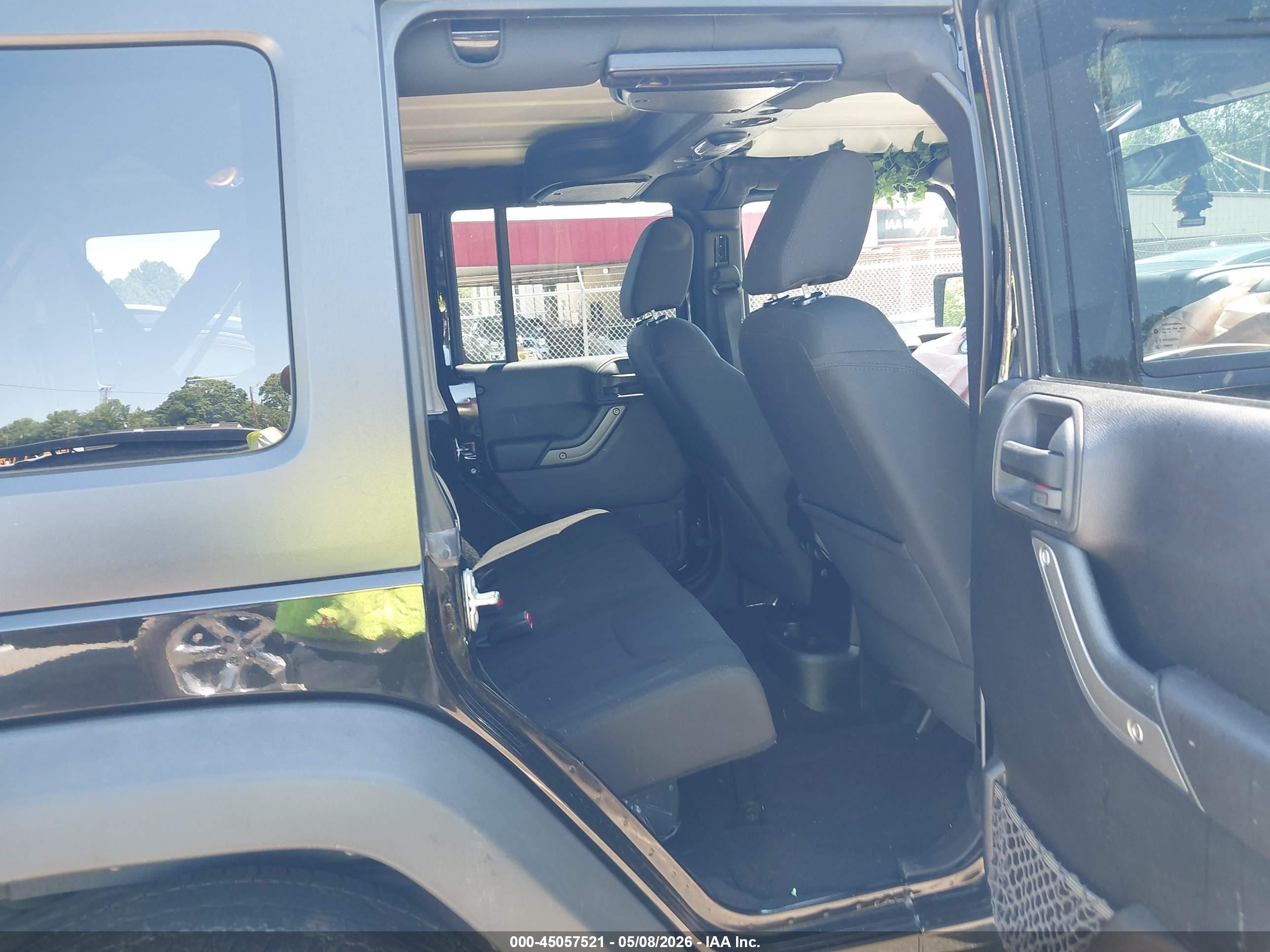2016 Jeep Wrangler Unlimited Sport Black vin: 1C4BJWDG1GL101170