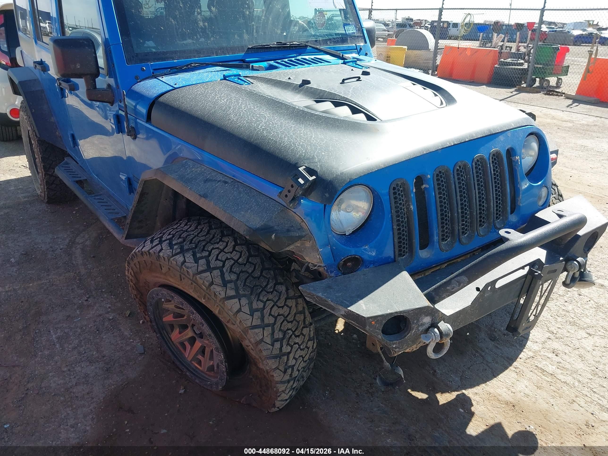 2016 Jeep Wrangler Unlimited Sport Синий vin: 1C4BJWDG1GL251179