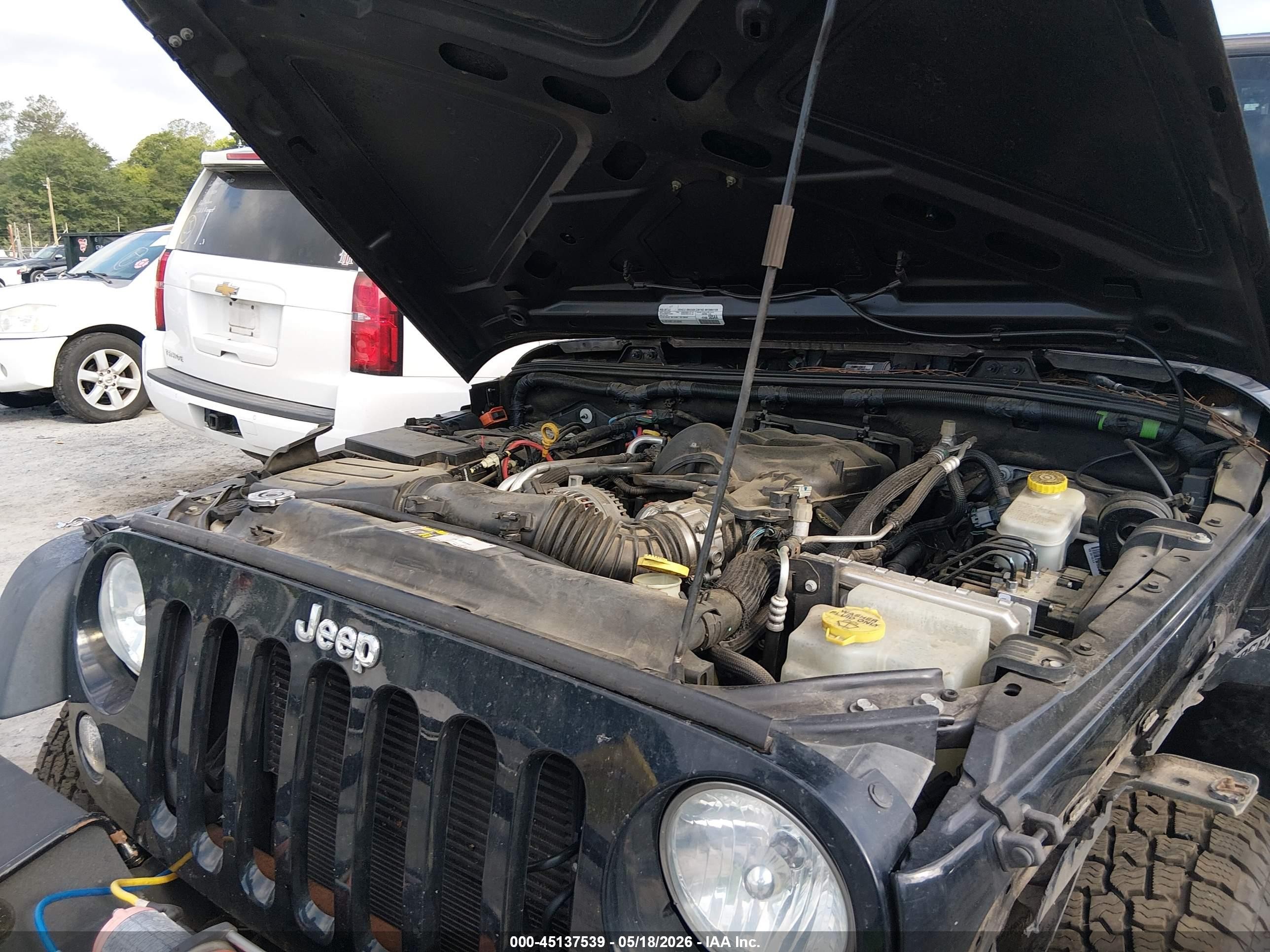 2016 Jeep Wrangler Unlimited Sport Black vin: 1C4BJWDG1GL329993