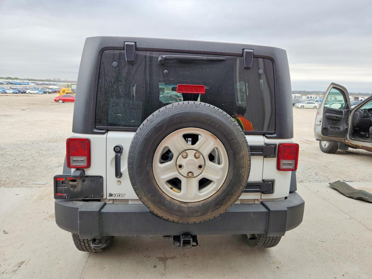 2017 Jeep Wrangler Unlimited Sport White vin: 1C4BJWDG1HL546090