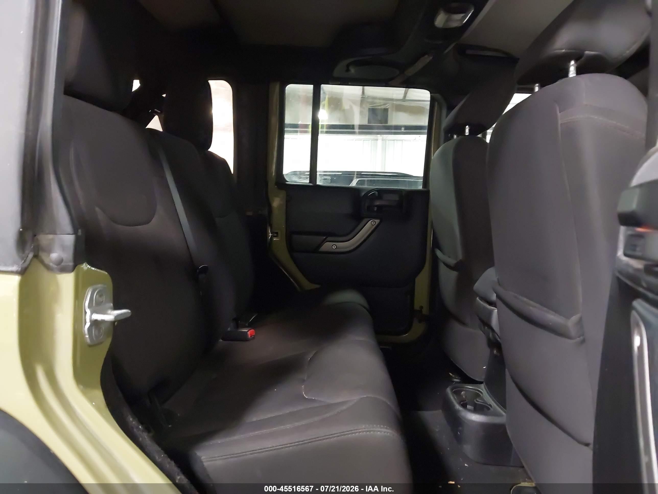 2013 Jeep Wrangler Unlimited Sport Green vin: 1C4BJWDG2DL587046