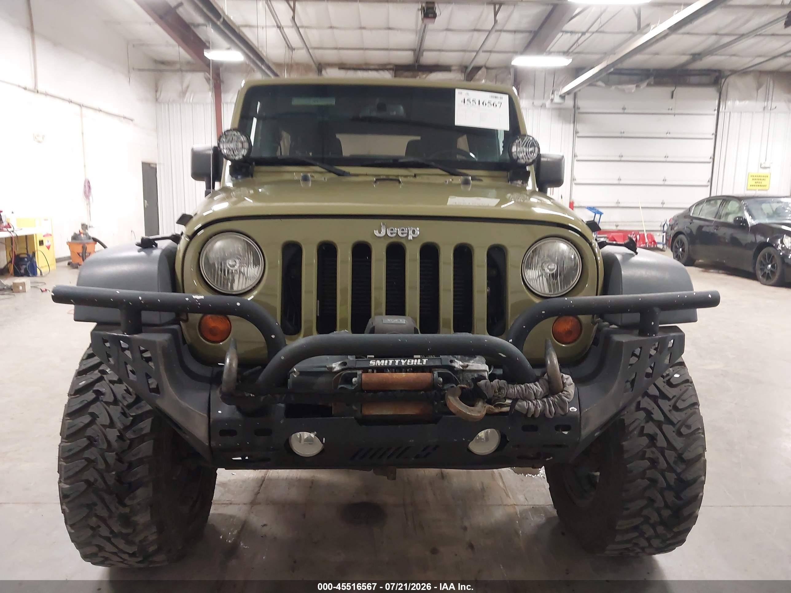 2013 Jeep Wrangler Unlimited Sport Green vin: 1C4BJWDG2DL587046