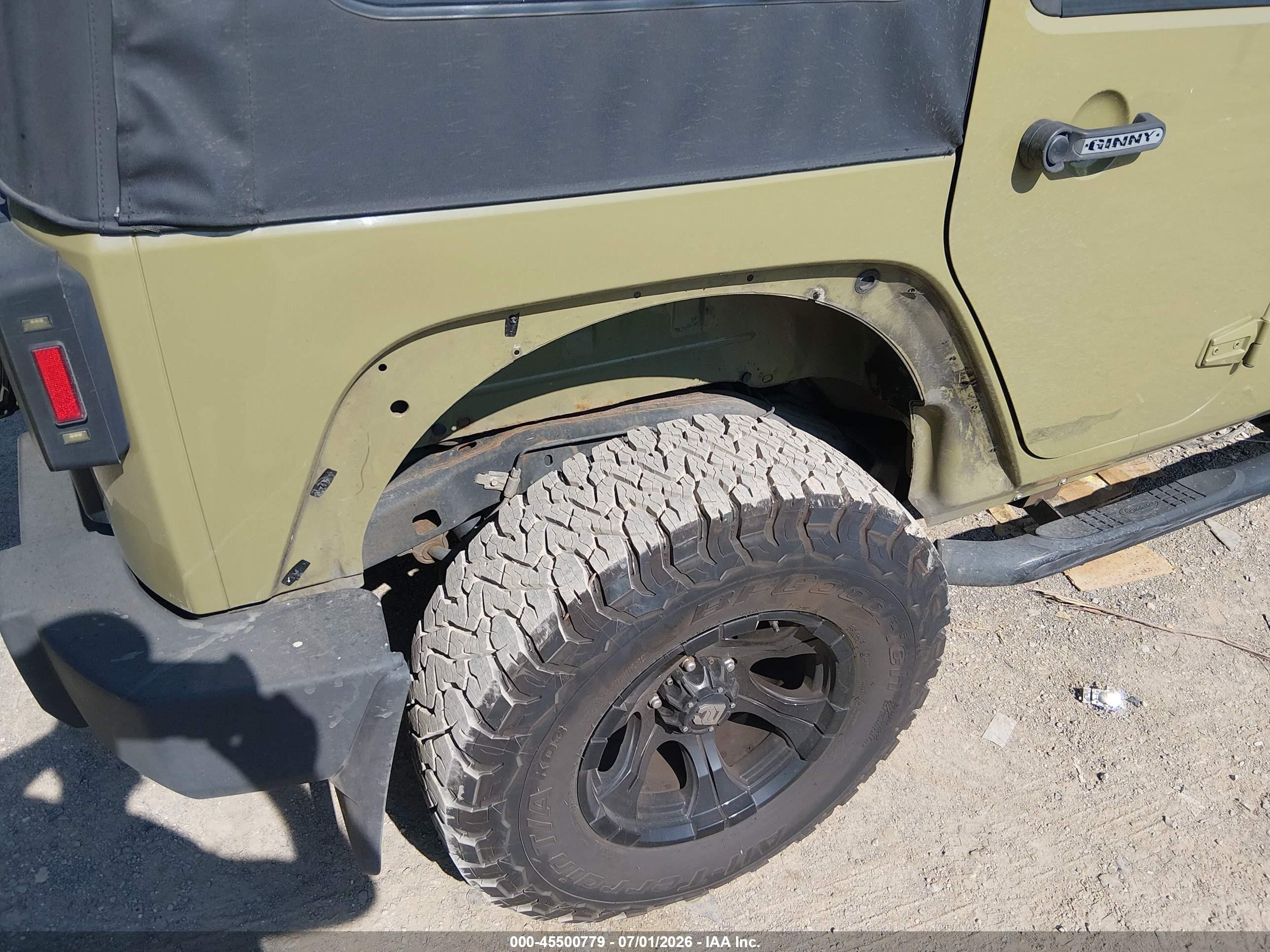2013 Jeep Wrangler Unlimited Sport Green vin: 1C4BJWDG2DL594921