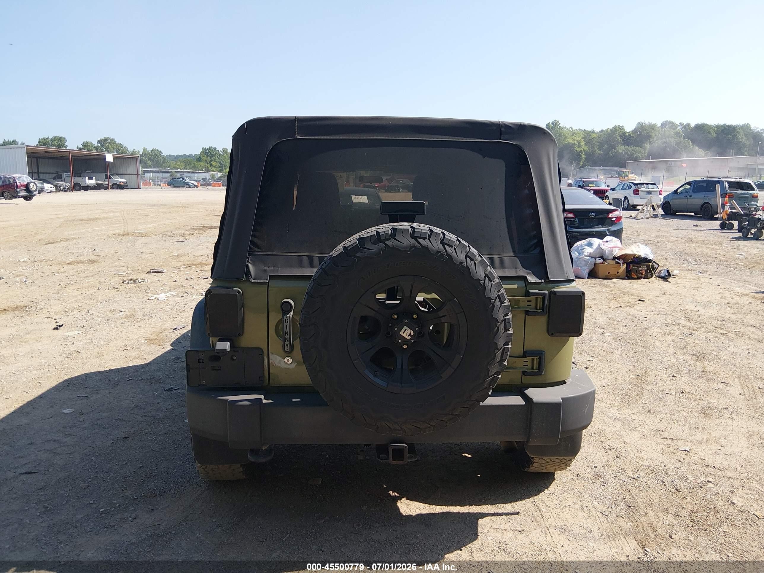 2013 Jeep Wrangler Unlimited Sport Green vin: 1C4BJWDG2DL594921
