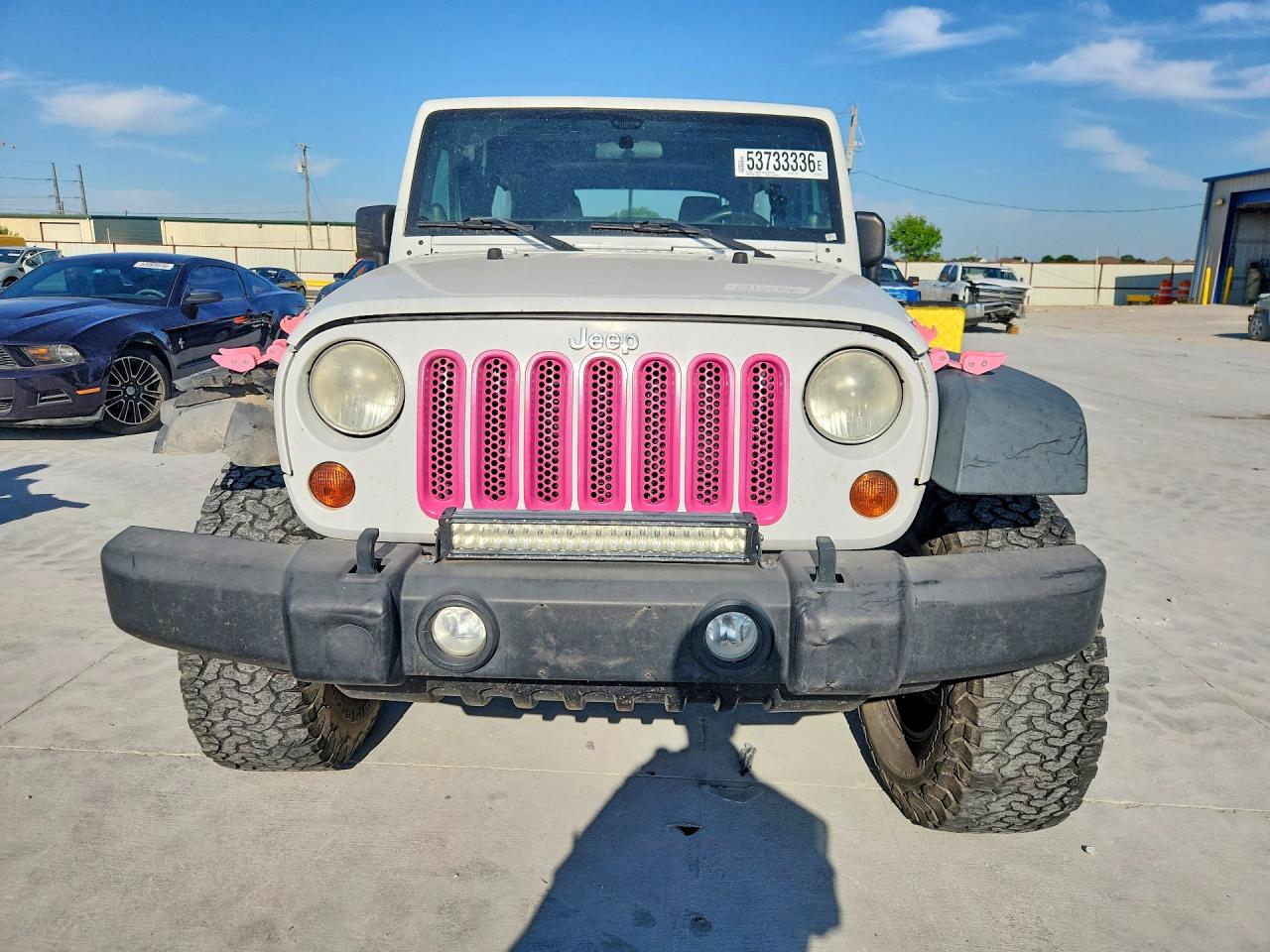 2013 Jeep Wrangler Unlimited Sport White vin: 1C4BJWDG2DL634169