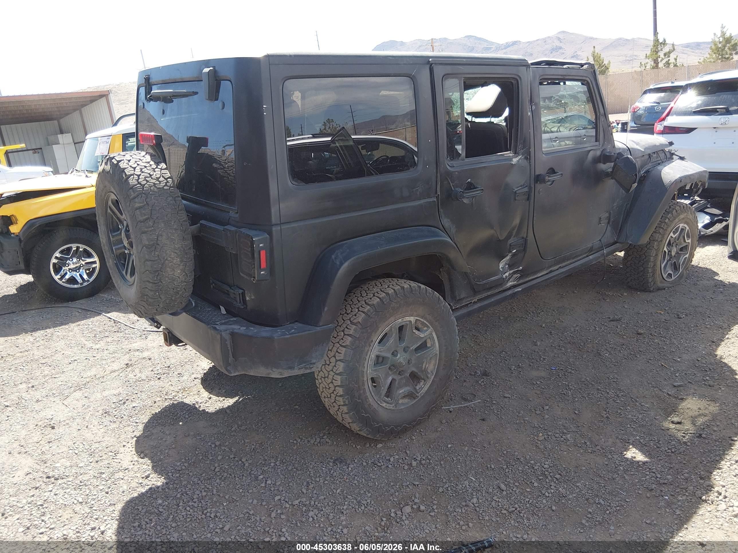2014 Jeep Wrangler Unlimited Freedom Edition Black vin: 1C4BJWDG2EL212601