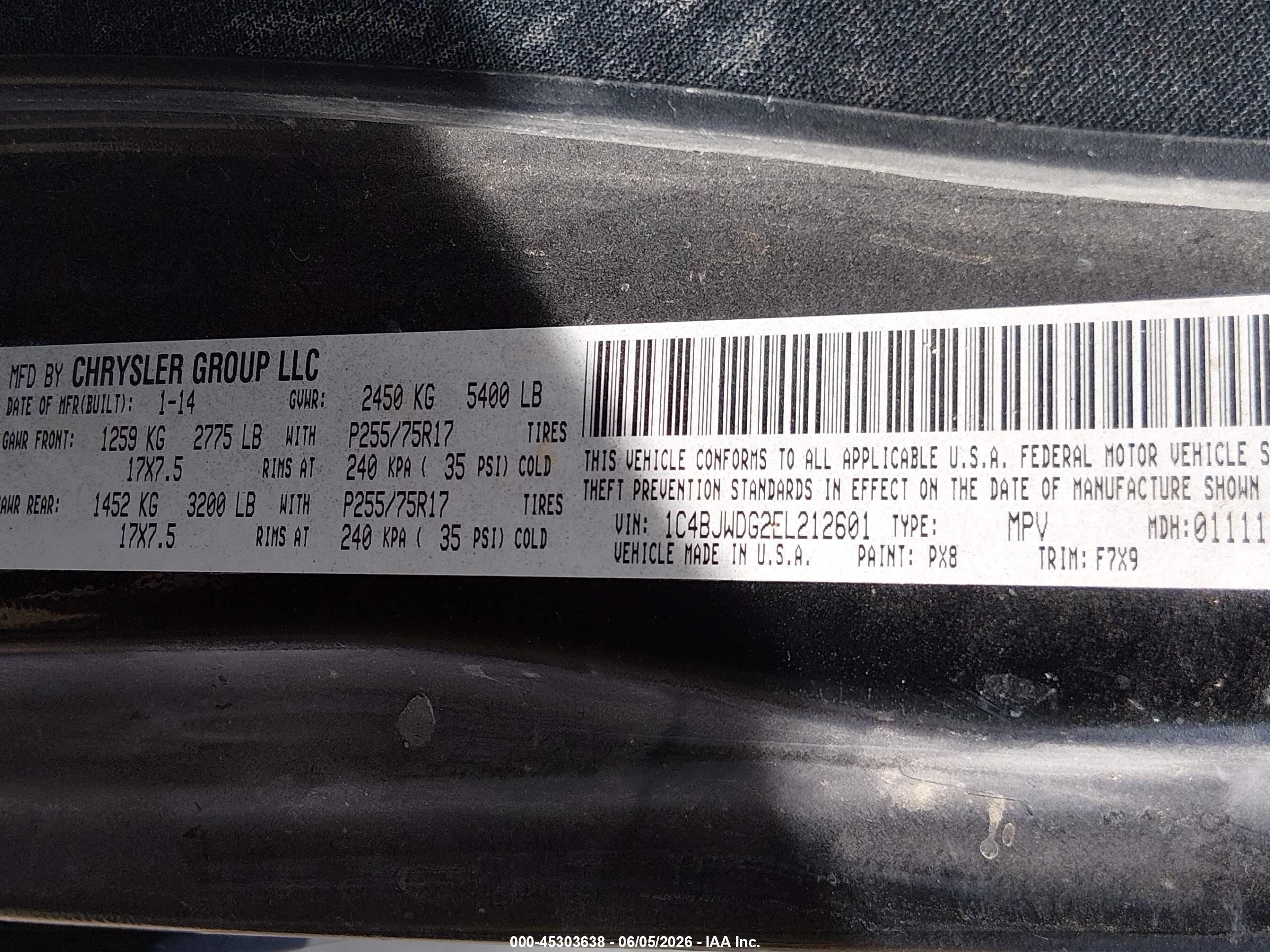 2014 Jeep Wrangler Unlimited Freedom Edition Black vin: 1C4BJWDG2EL212601