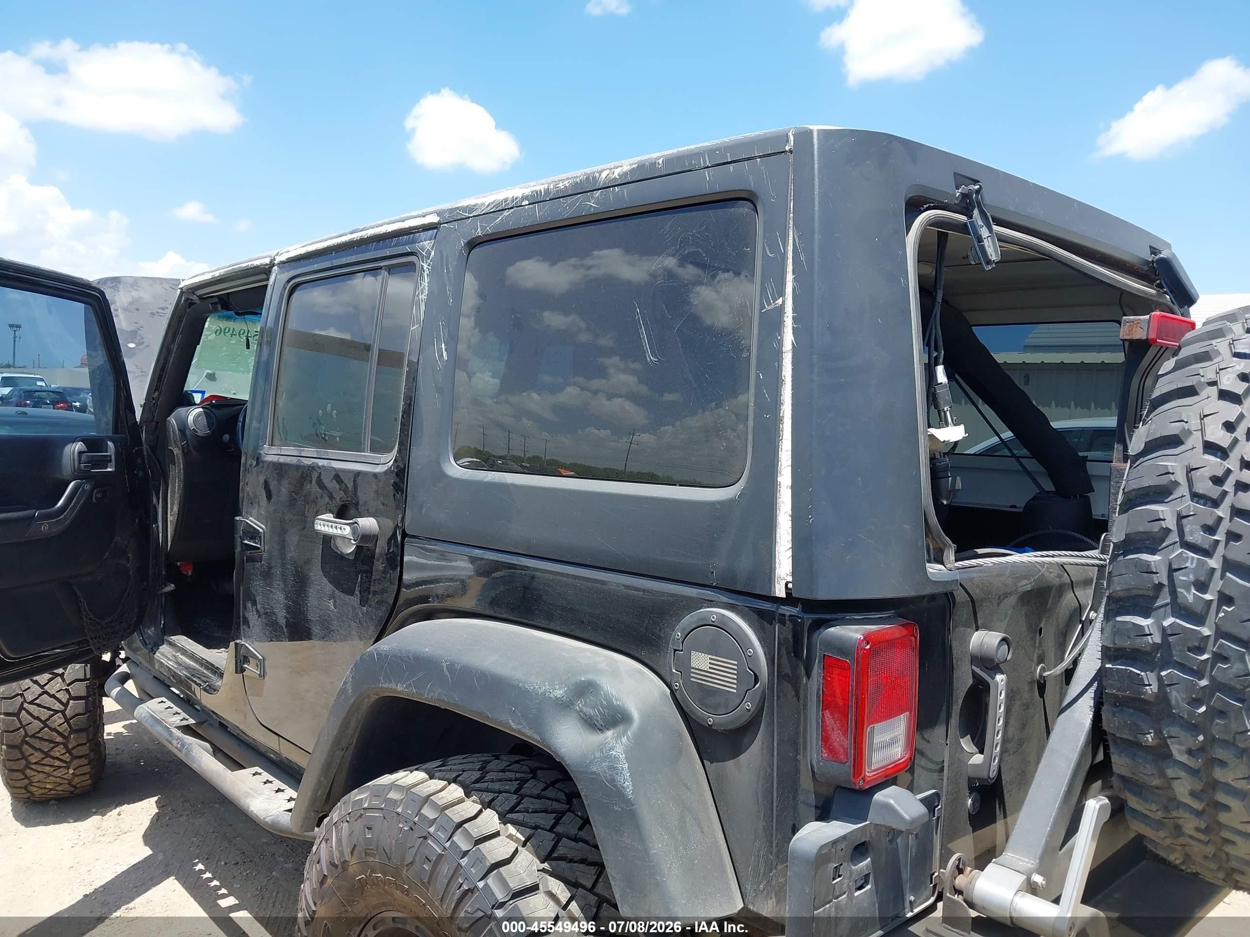 2014 Jeep Wrangler Unlimited Sport Black vin: 1C4BJWDG2EL244853