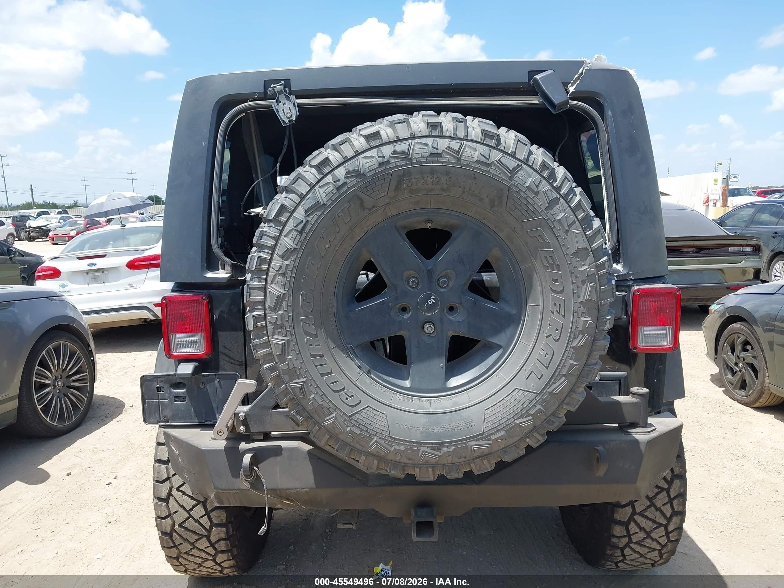 2014 Jeep Wrangler Unlimited Sport Black vin: 1C4BJWDG2EL244853