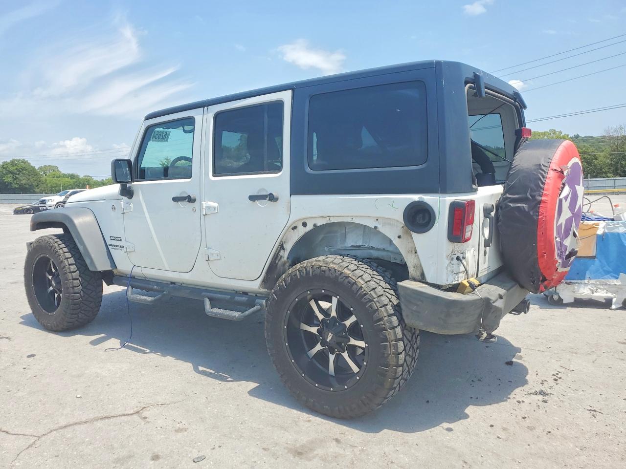 2015 Jeep Wrangler Unlimited Sport Белый vin: 1C4BJWDG2FL501981