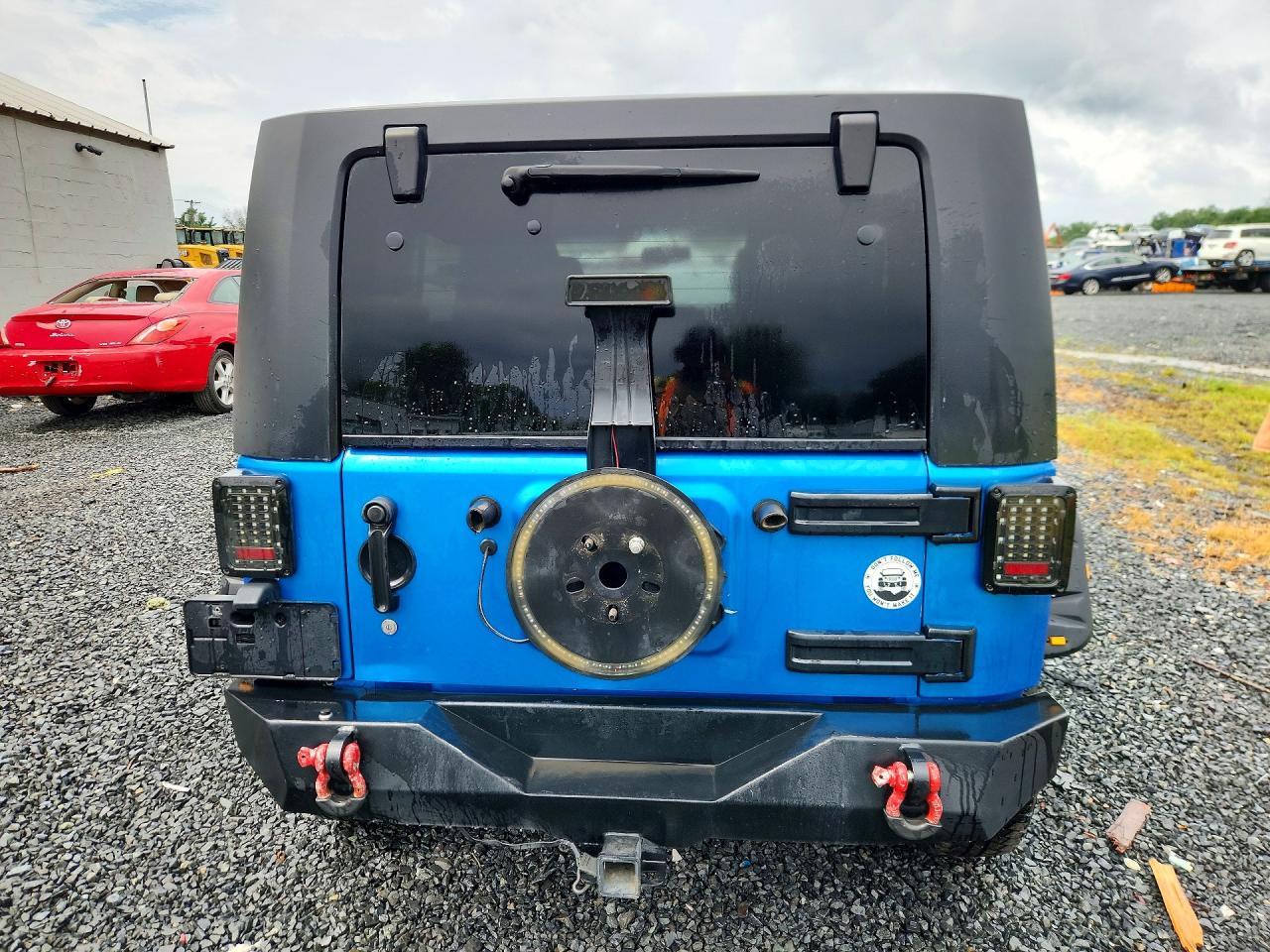 2015 Jeep Wrangler Unlimited Sport Синий vin: 1C4BJWDG2FL574011