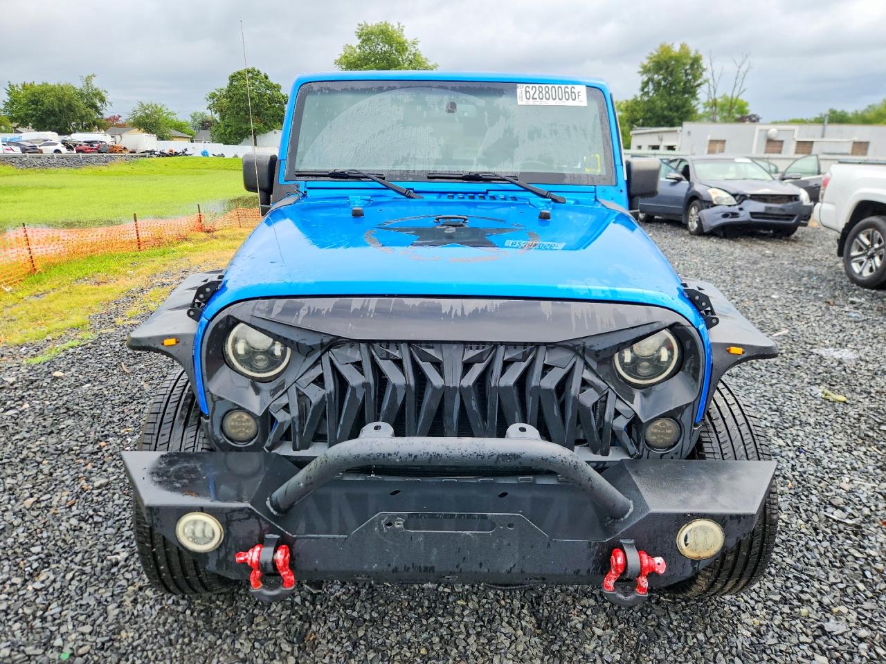 2015 Jeep Wrangler Unlimited Sport Синий vin: 1C4BJWDG2FL574011