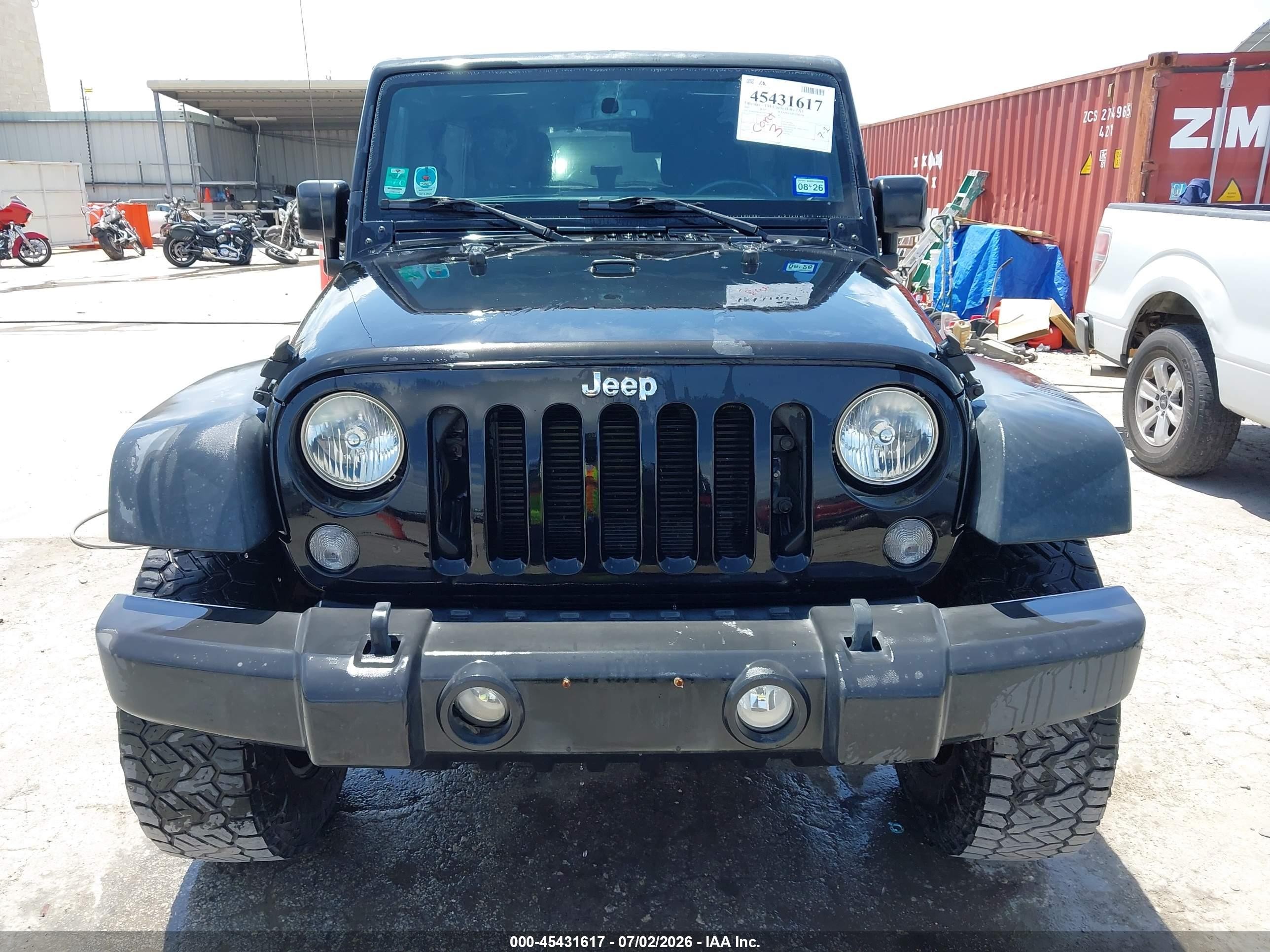2015 Jeep Wrangler Unlimited Sport Black vin: 1C4BJWDG2FL592301