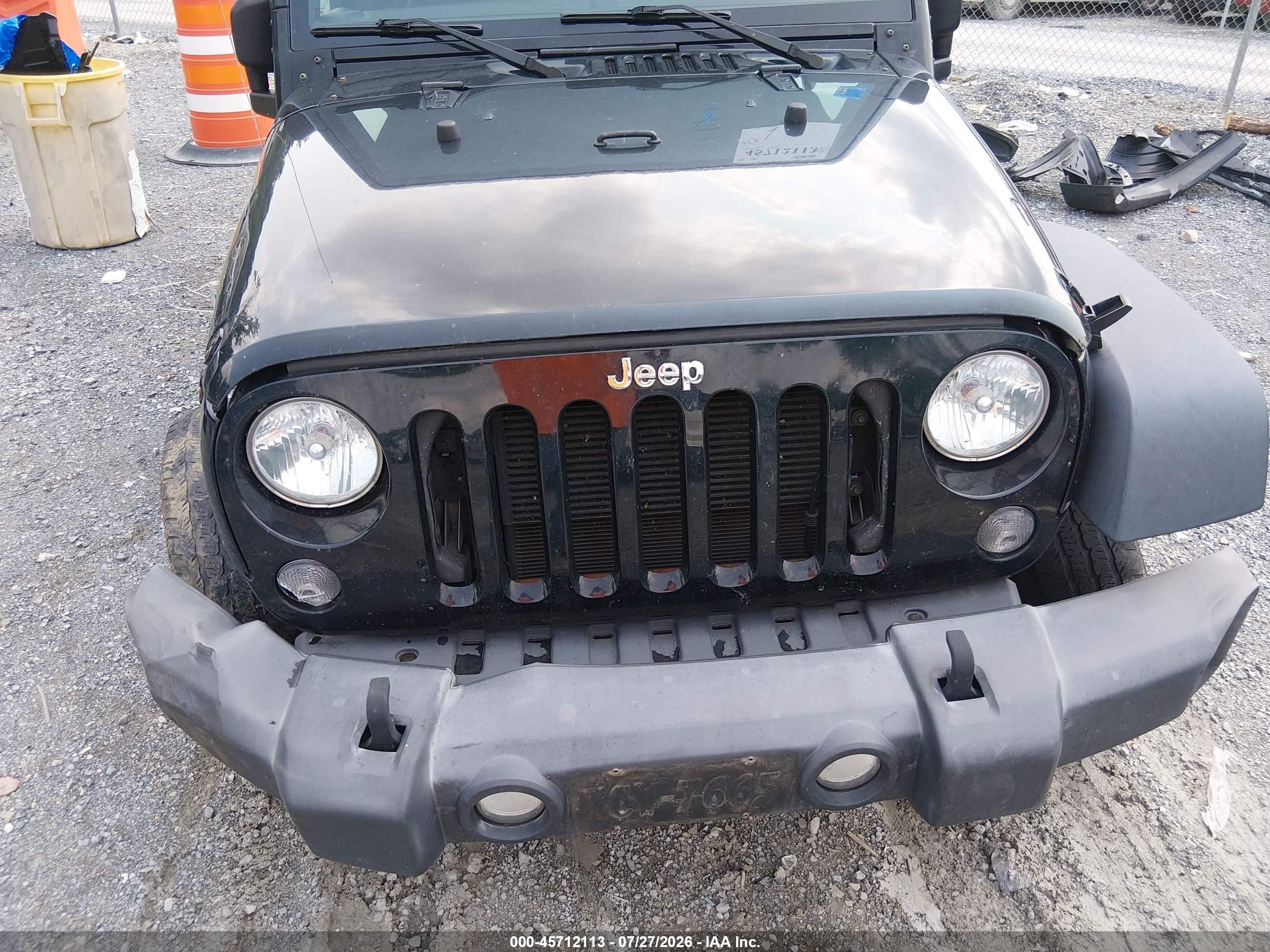 2015 Jeep Wrangler Unlimited Sport Black vin: 1C4BJWDG2FL692561