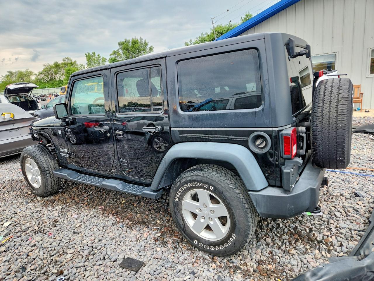 2015 Jeep Wrangler Unlimited Sport Черный vin: 1C4BJWDG2FL693676