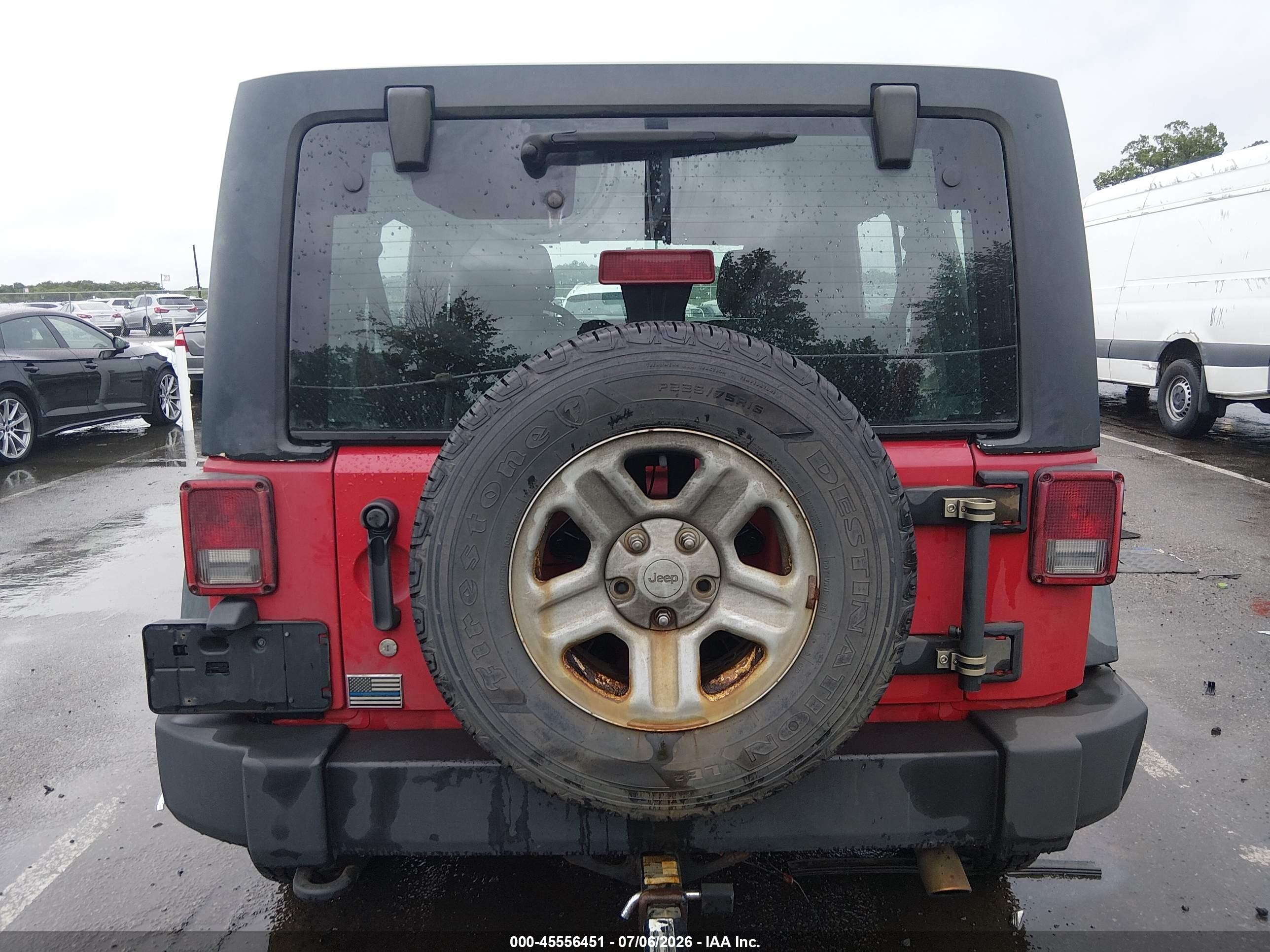2012 Jeep Wrangler Unlimited Sport Red vin: 1C4BJWDG3CL196759