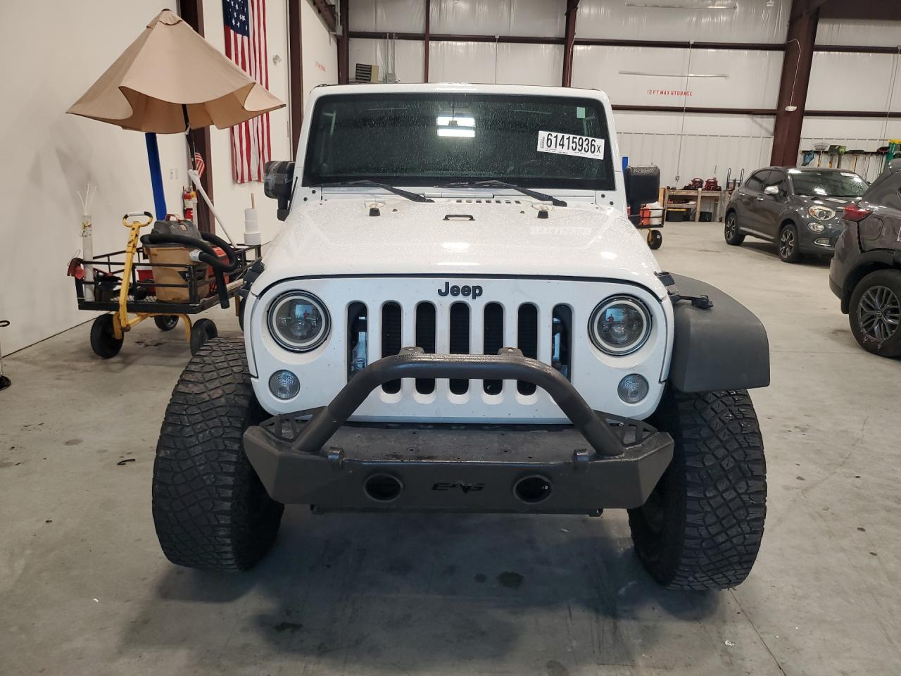 2013 Jeep Wrangler Unlimited Sport White vin: 1C4BJWDG3DL513831