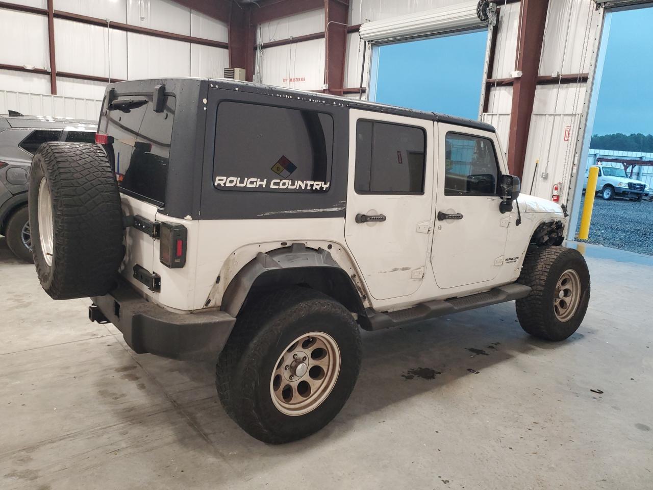 2013 Jeep Wrangler Unlimited Sport White vin: 1C4BJWDG3DL513831