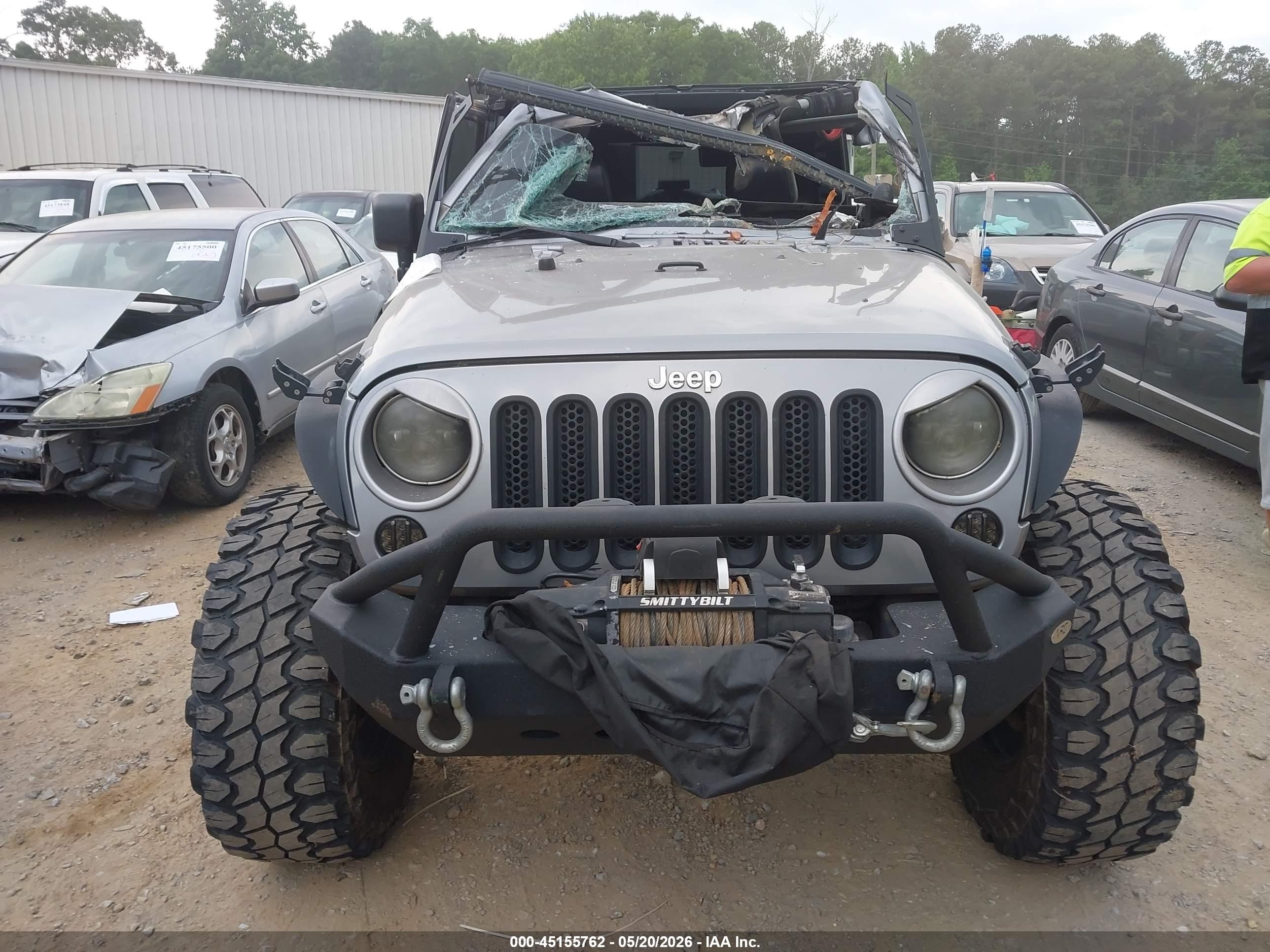 2013 Jeep Wrangler Unlimited Sport Gray vin: 1C4BJWDG3DL545601