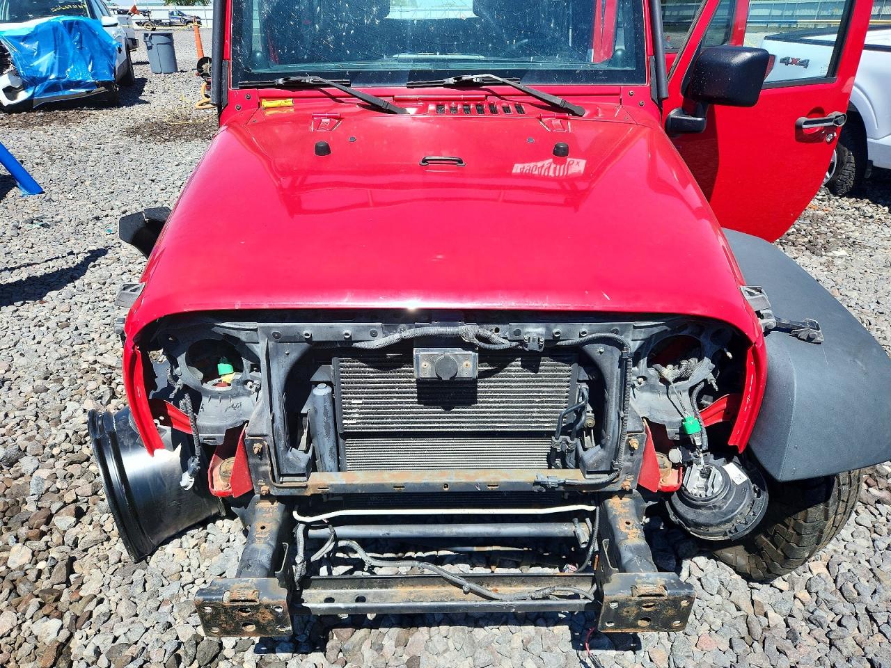 2014 Jeep Wrangler Unlimited Sport Red vin: 1C4BJWDG3EL175008