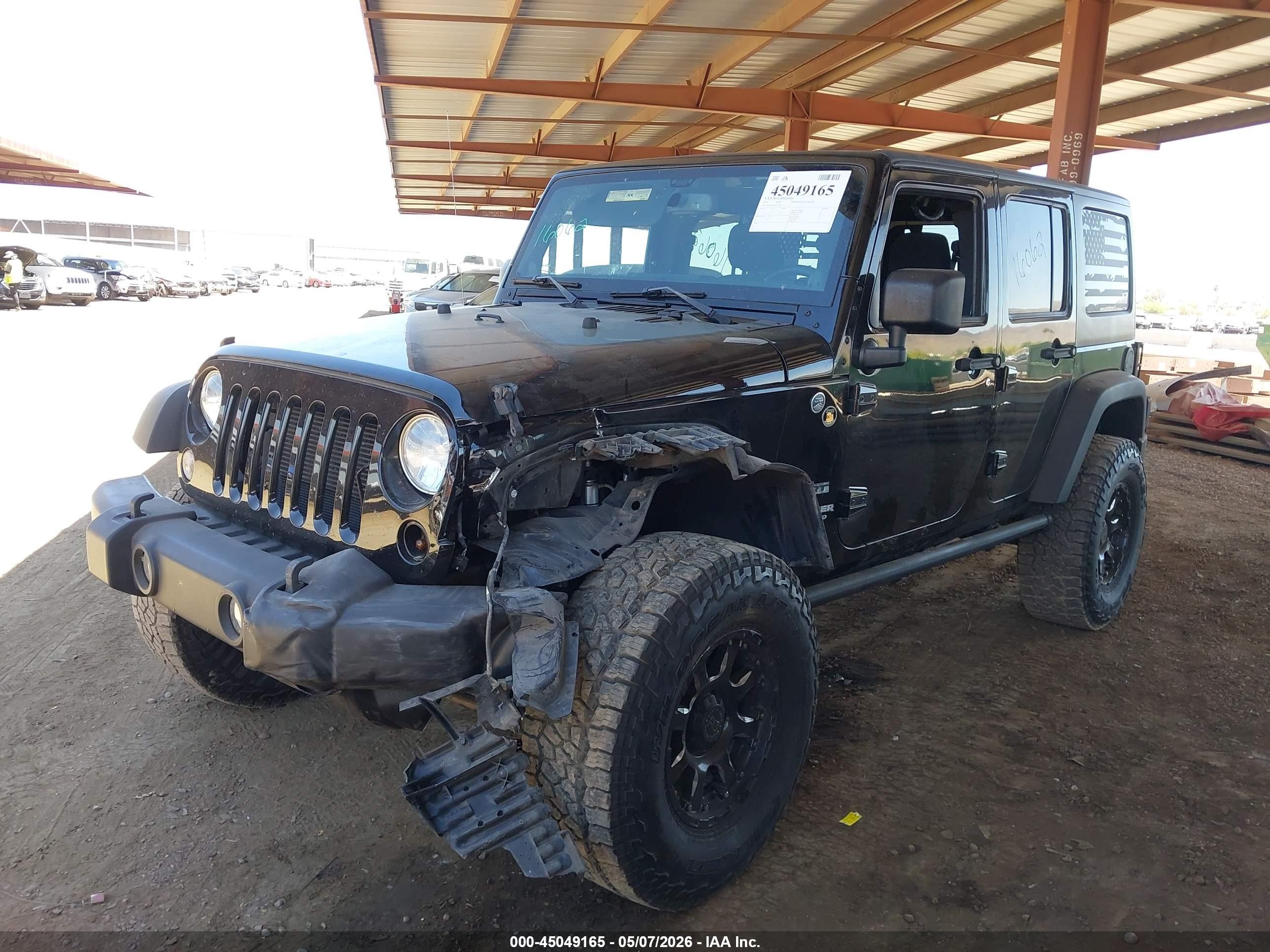 2014 Jeep Wrangler Unlimited Sport Black vin: 1C4BJWDG3EL201817